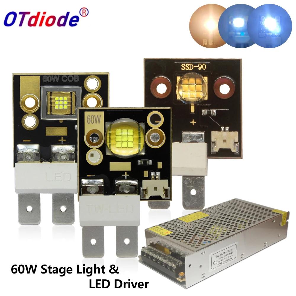 LED Chip3V-5V SSD-90  , ȷο ƮƮ,    , ݵ ȭƮ, 8000K  ȭƮ, 3000K ̳ʽ, 60W